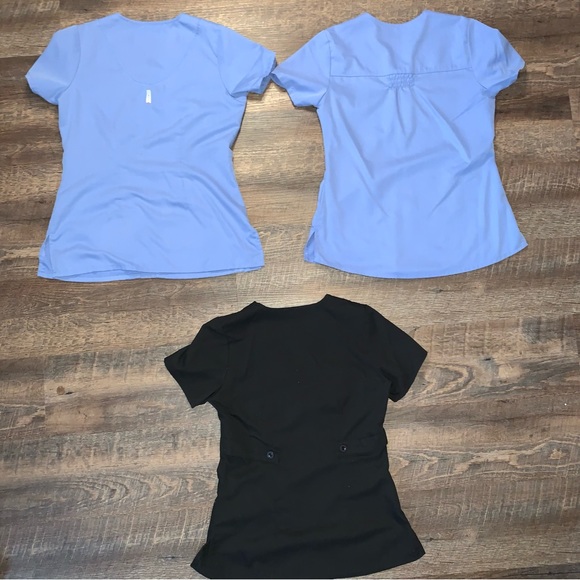 Grey’s Anatomy by Barco 3 Scrub Tops Bundle Size XS - Picture 3 of 12